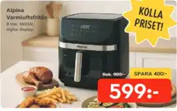 Bo Ohlsson Alpina varmluftsfritös erbjuda
