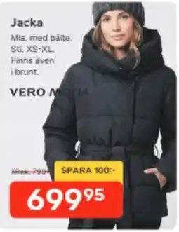 Bo Ohlsson Vero Moda Jacka Mia med bälte erbjuda
