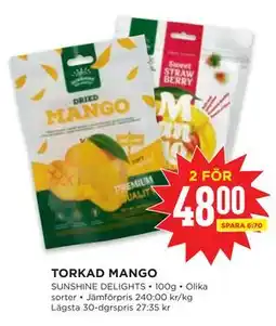 Willys TORKAD MANGO erbjuda