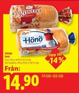 Lidl Pågen bröd erbjuda