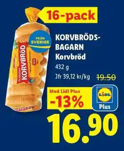 Lidl KORVBRÖDS-BAGARN Korvbröd erbjuda