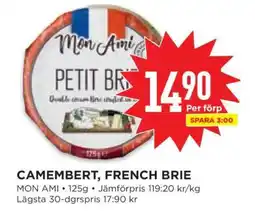 Willys CAMEMBERT, FRENCH BRIE erbjuda