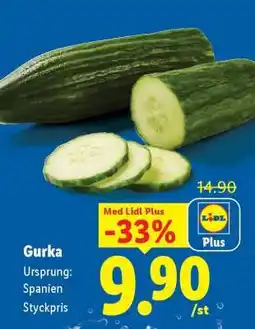 Lidl Gurka erbjuda