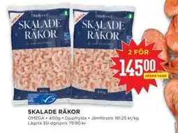 Willys Skalade Räkor erbjuda