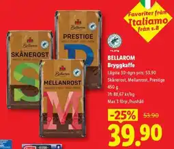 Lidl BELLAROM Bryggkaffe erbjuda