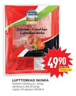 Willys LUFTTORKAD SKINKA erbjuda