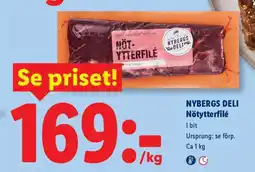 Lidl Nybergs Deli nötytterfilé erbjuda
