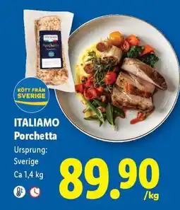 Lidl ITALIAMO Porchetta erbjuda