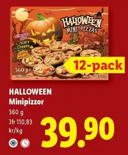 Lidl Halloween Minipizzor erbjuda