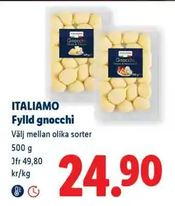 Lidl Italiamo Fylld gnocchi erbjuda