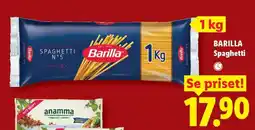 Lidl Barilla Spaghetti erbjuda