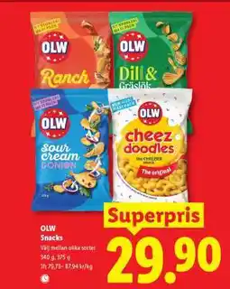 Lidl OLW snacks erbjuda