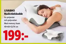 Lidl LIVARNO Nackstödskudde erbjuda