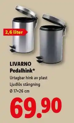 Lidl LIVARNO Pedalhink erbjuda