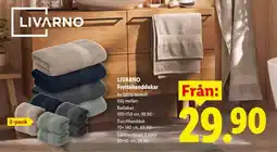 Lidl Livarno Frottéhanddukar erbjuda