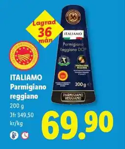 Lidl ITALIAMO Parmigiano Reggiano erbjuda