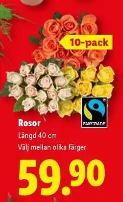 Lidl Rosor erbjuda