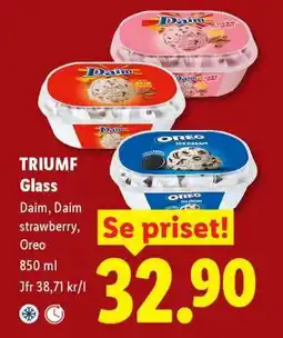 Lidl Triumf glass erbjuda