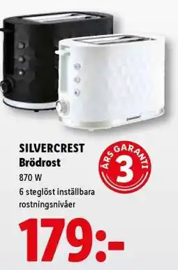 Lidl Silvercrest Brödrost erbjuda