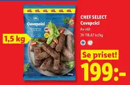 Lidl Chef Select Cevapcici erbjuda