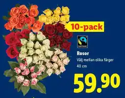 Lidl Rosor erbjuda