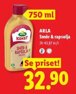 Lidl Arla Smör & Rapsolja erbjuda