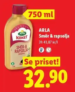 Lidl Arla Smör & Rapsolja erbjuda