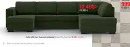 Mio Nevada 3-sits soffa med divan och schäslong erbjuda