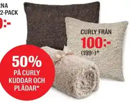 Mio Curly kuddar och plädar erbjuda