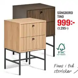 Mio Sängbord Tino erbjuda