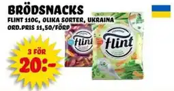 Nelins Flint brödsnacks erbjuda
