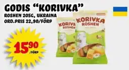 Nelins Godis korivka erbjuda