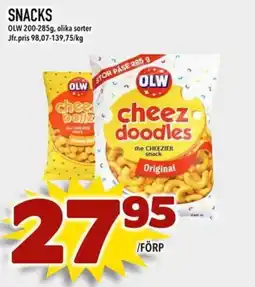 Nelins Olw cheez doodles erbjuda