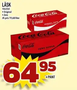 Nelins Coca-Cola Zero Sugar erbjuda