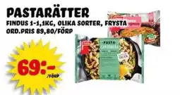 Nelins Findus pastarätter erbjuda