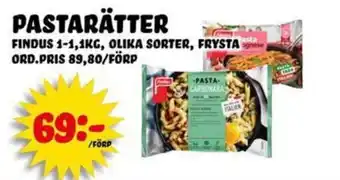 Findus pastarätter