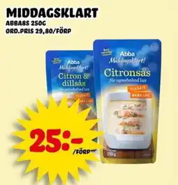 Nelins Abba middagsklart citronsås erbjuda