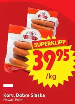 Nya Pulsen Nowak Korv, Dobre Slaska erbjuda