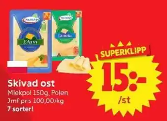 Skivad ost