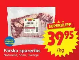 Nya Pulsen Naturella spareribs erbjuda