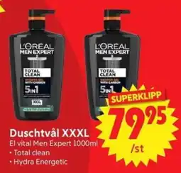 Nya Pulsen L'oreal men expert duschtval xxxl erbjuda