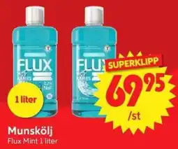 Nya Pulsen Flux Munskölj Mint erbjuda