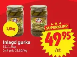 Nya Pulsen 1&1 inlagd gurka erbjuda