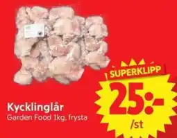 Nya Pulsen Garden Food Kycklinglår erbjuda