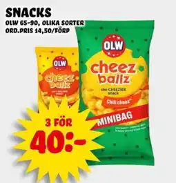 Nelins Olw cheez ballz erbjuda