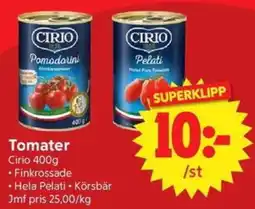 Nya Pulsen Cirio Tomater erbjuda