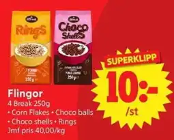 Nya Pulsen Flingor 4 Break erbjuda