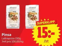 Nya Pulsen Laltrapizza Pinsa erbjuda
