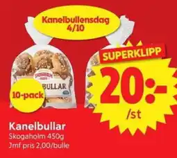 Nya Pulsen Skogaholm Kanelbullar erbjuda