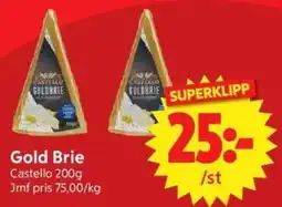 Nya Pulsen Castello Gold Brie erbjuda